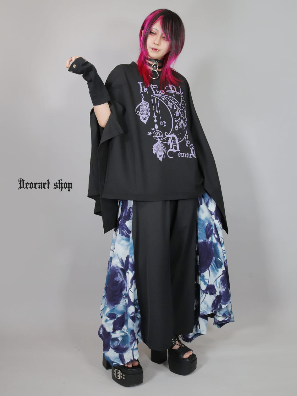 Deorart,ディオラート,通販,地雷系,原宿系,鬱,漢字T,メッセージT,ホラー,ファッション,Tシャツ,オーバーサイズ,BIGサイズ,ゴス,ゴシック,メンズ,レディス,V系,goth,emo,punk,cyber,kanji,japan,fashion,rock,harajyuku,大きいサイズ,モード,服