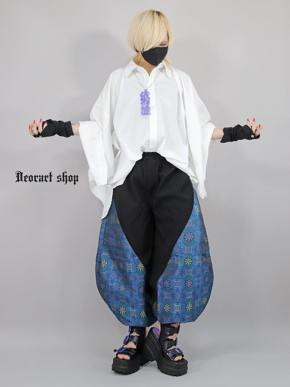 Deorart,ディオラート,V系,地雷系,中華柄,チャイニーズマフィア,中華マフィア,パンツ,バルーンパンツ,ボンタン,コーデ,ホスト,コンカフェ,ライブ,ファッション,ダンス衣装,メンズ,レディス,男装,通販,Vkei,anime,goth,emo,fashion,japan,Jrock