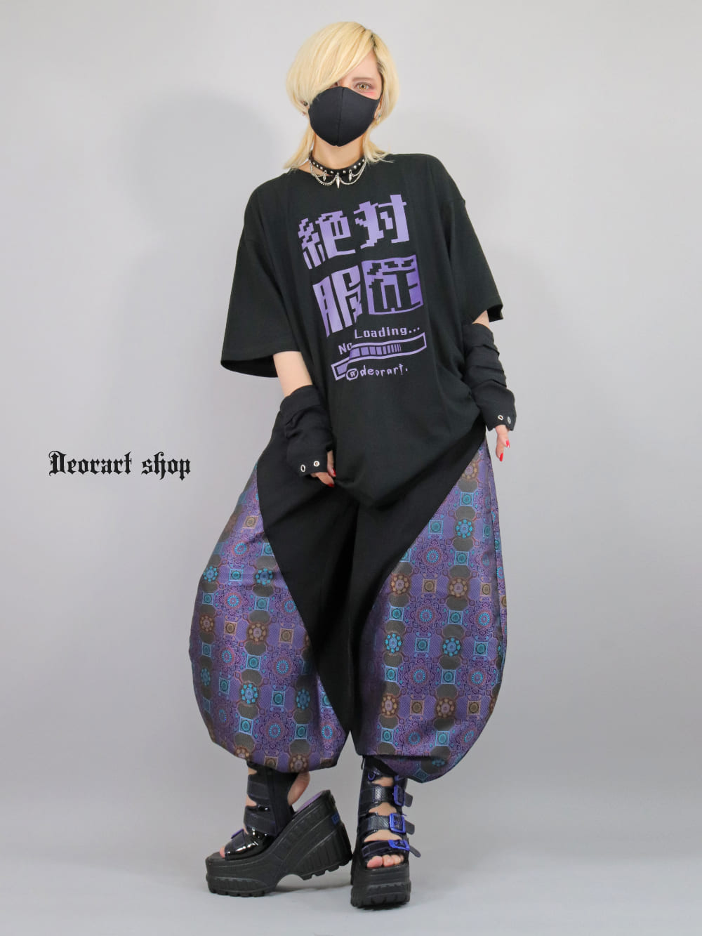 Deorart,ディオラート,V系,地雷系,中華柄,チャイニーズマフィア,中華マフィア,パンツ,バルーンパンツ,ボンタン,コーデ,ホスト,コンカフェ,ライブ,ファッション,ダンス衣装,メンズ,レディス,男装,通販,Vkei,anime,goth,emo,fashion,japan,Jrock