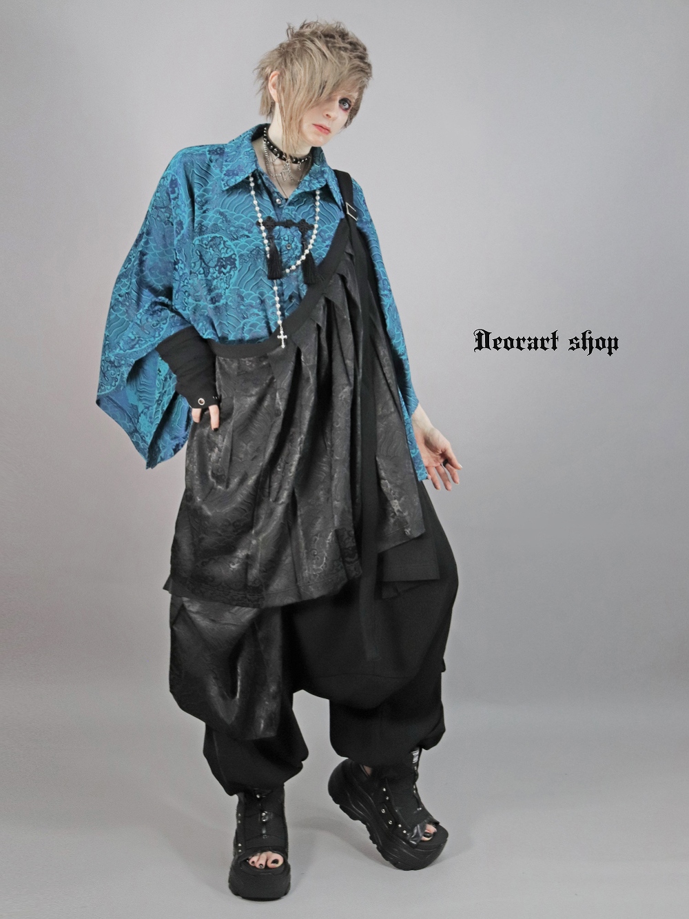 Deorart,ディオラート,和装,袈裟,袴,着物風,ファッション,和ゴス,浴衣,ヴィジュアル系,V系,闇落ち,
破戒僧,陰陽師,呪術師,通販,普段使い,メンズ,レディス,Vkei,goth,kimono,japan,anime,,fashion