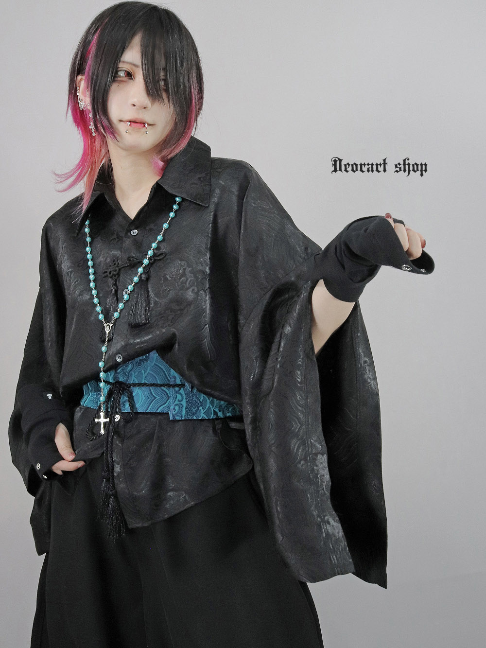 Deorart,ディオラート,V系,ヴィジュアル系,中華柄,和装,着物,帯ベルト,太ベルト,浴衣,和ゴス,コーデ,ホスト,コンカフェ,ライブ,ファッション,ダンス衣装,メンズ,レディス,男装