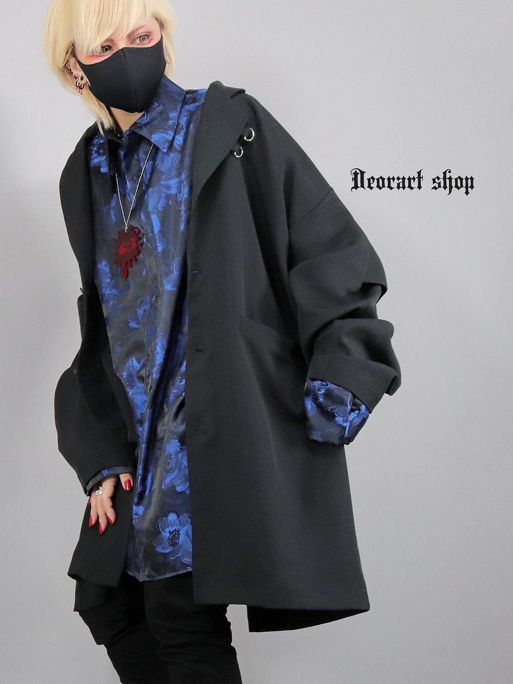 Deorart,ディオラート,モード,ゴシック,ジャケット,カーディガン,ジャージ,オーバーサイズ,メンズ,レディス,20代,30代40代,V系,モード,バンギャ,ヴィジュアル系,地雷系,大きいサイズ,ブランド,,通販,Vkei,anime,goth,emo,fashion,japan,kimono,Jrock