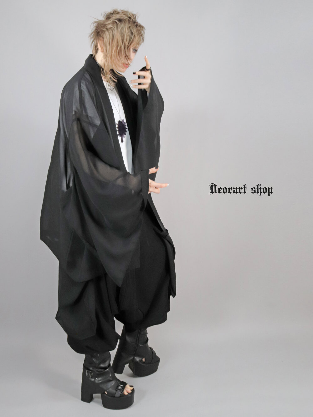 Deorart,ディオラート,通販,着物袖,振袖,カーディガン,透け,シアー,セクシー,カッコイイ,和装,中華,地雷系,ゴスロリ,バンギャ,メンズ,レディス,V系,ヴィジュアル系,Vkei,goth,kimono,japan,anime,emo,punk,cyber,japan,fashion,rock,harajyuku,大きいサイズ,モード,服