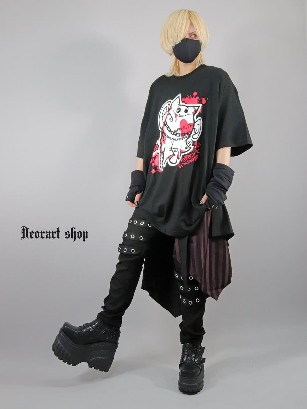 Deorart,ディオラート,モード,ゴシック,ファッション,ハトメベルト,パンツ,スリム,ボトムス,パンク,V系,ヴィジュアル系,バンド,サブカル,大人,ライブ,衣装,ユニセックス,メンズ,レディス,通販,Vkei,anime,goth,emo,fashion,japan,kimono,Jrock