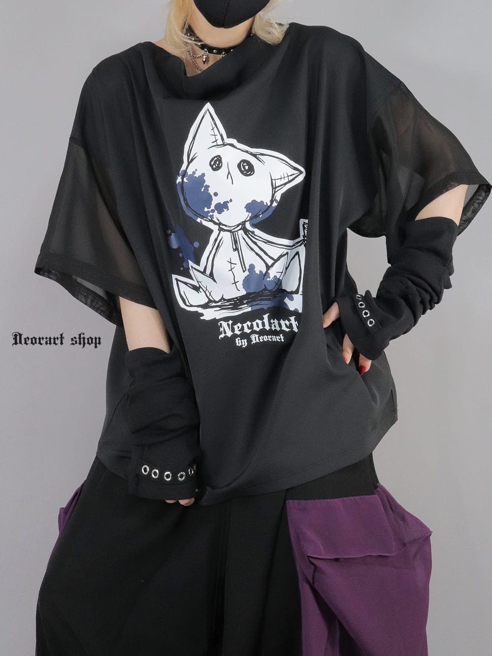 Deorart,ディオラート,通販,地雷系,原宿系,猫,ネコ,ぬいぐるみ,ホラー,ファッション,Tシャツ,オーバーサイズ,BIGサイズ,ゴス,ゴシック,メンズ,レディス,V系,goth,emo,punk,cyber,japan,fashion,rock,harajyuku,大きいサイズ,モード,服