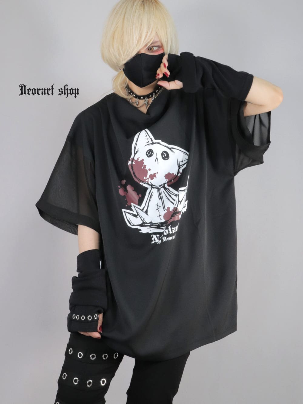 Deorart,ディオラート,通販,地雷系,原宿系,猫,ネコ,ぬいぐるみ,ホラー,ファッション,Tシャツ,オーバーサイズ,BIGサイズ,ゴス,ゴシック,メンズ,レディス,V系,goth,emo,punk,cyber,japan,fashion,rock,harajyuku,大きいサイズ,モード,服