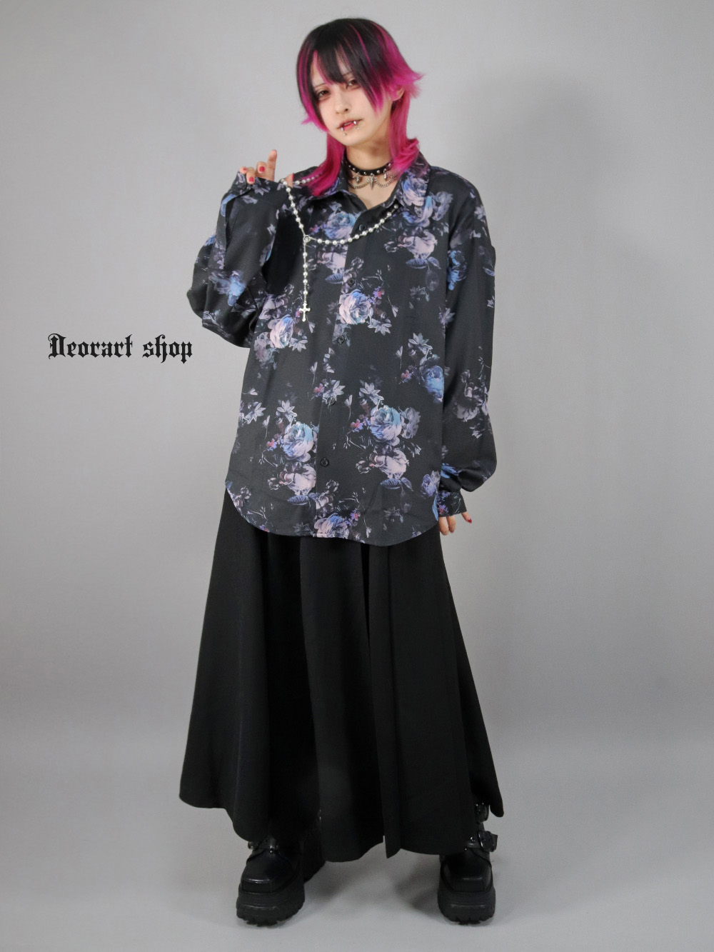 Deorart,ディオラート,V系,ストライプ,ホラー,地雷系,執事風ギャルソン,王子,マント,スカート,パンツ,中世,セットアップ,V系,ヴィジュアル系,コーデ,ホスト,コンカフェ,ライブ,ファッション,ダンス衣装,メンズ,レディス,男装