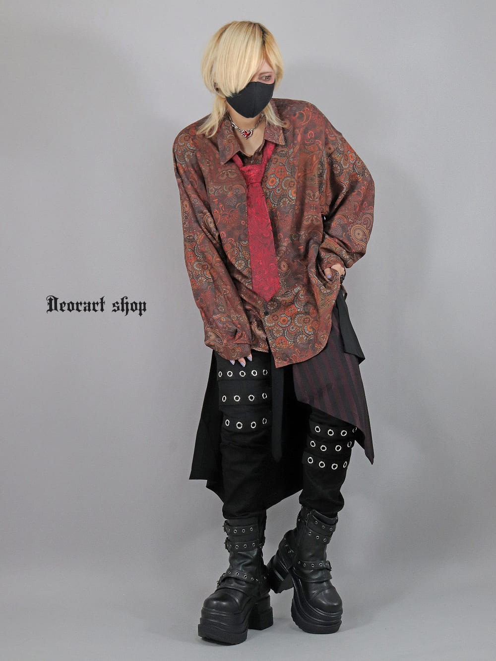 Deorart,ディオラート,モード,ゴシック,ファッション,ペイズリー柄,ヴィンテージ柄シャツ,アンティーク,V系,ヴィジュアル系,ホスト,バンド,大人,ライブ,衣装,メンズ,レディス,通販,Vkei,anime,goth,emo,fashion,japan,Jrock