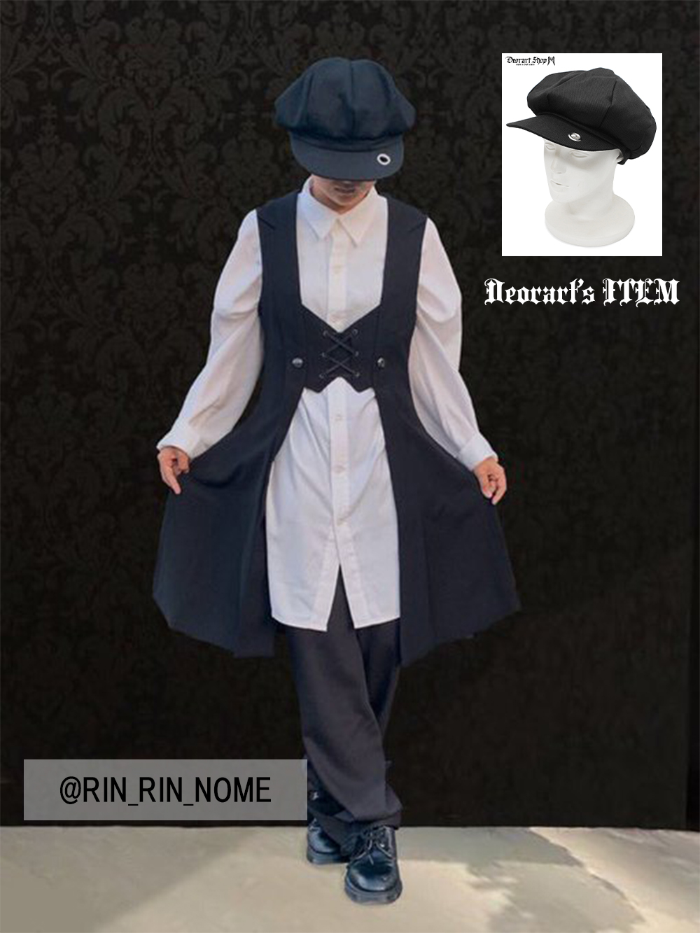 Deorart,ディオラート,モデル,アンバサダー,着用,model,インフルエンサー,V系ファッション,ヴィジュアル系,30代,40代,地雷系ファッション,バンド衣装,衣装,ダンス,メンズ,レディス