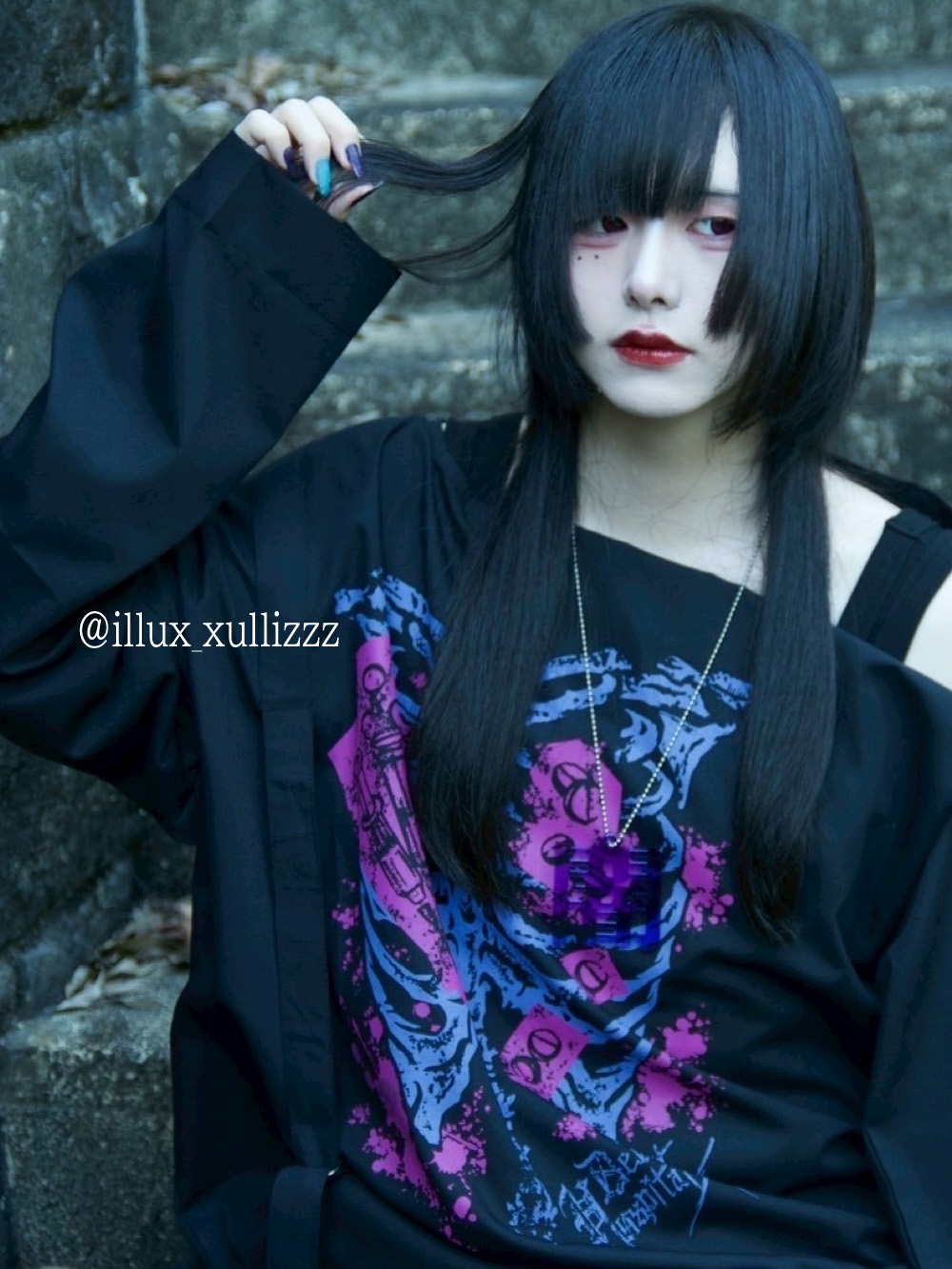 Deorart,ディオラート,モデル,アンバサダー,着用,model,インフルエンサー,V系ファッション,ヴィジュアル系,30代,40代,地雷系男子,バンド衣装,衣装,地雷系女子