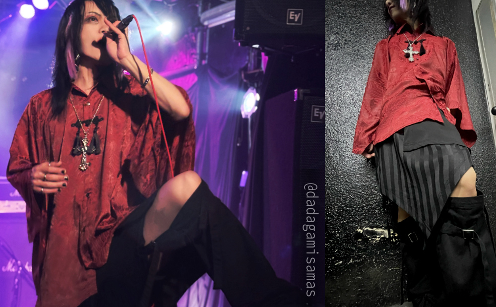 Deorart,ディオラート,モデル,アンバサダー,着用,model,インフルエンサー,V系ファッション,ヴィジュアル系,30代,40代,地雷系男子,バンド衣装,衣装,地雷系女子