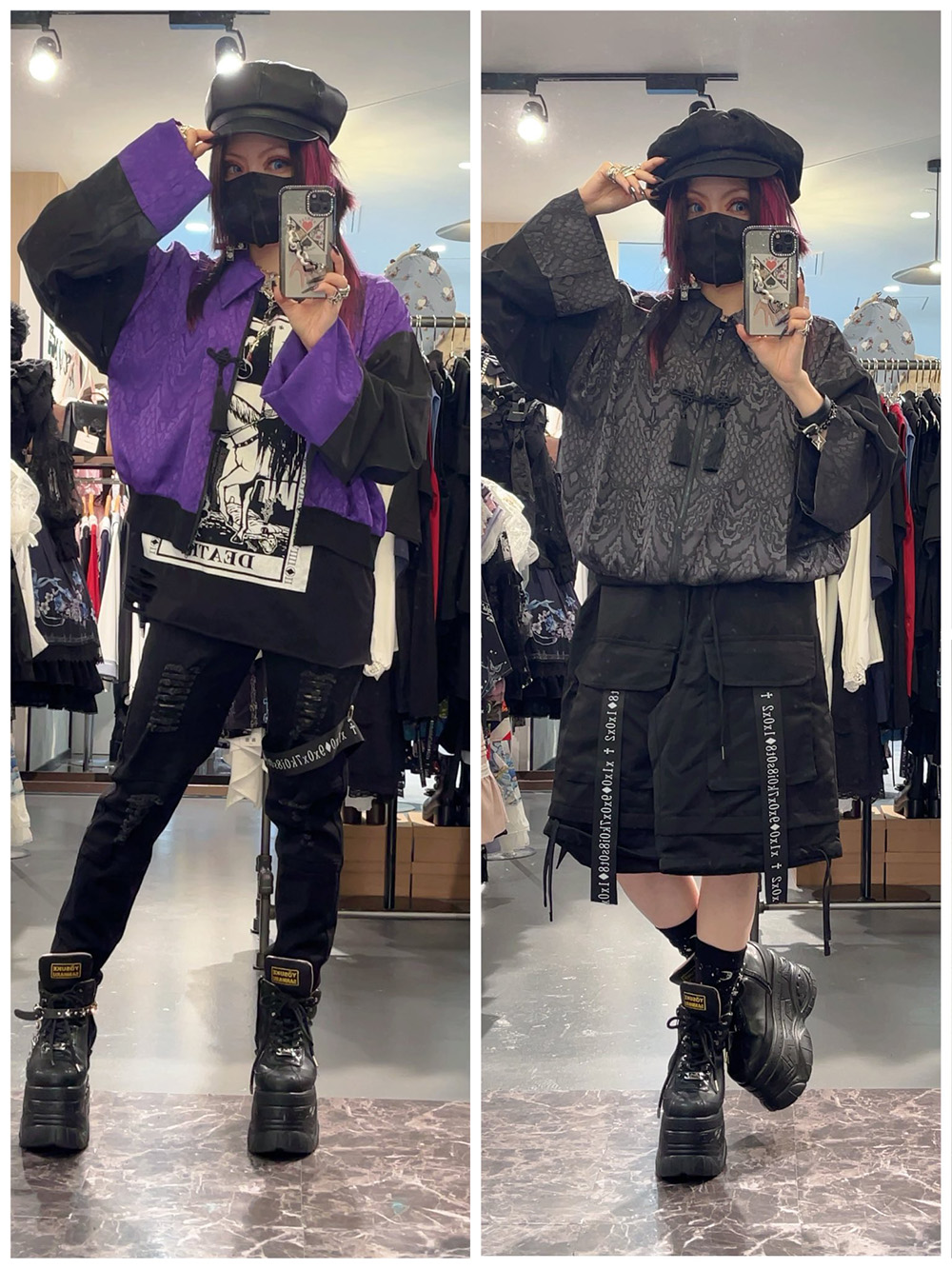 Deorart,ディオラート,モデル,店舗,取扱店,スタッフコーデ,ペア,ファッション,メンズファッション,レディースファッション,ゴシック系ファッション,地雷系女子,地雷系男子,チャイナコーデ,中華コーデ