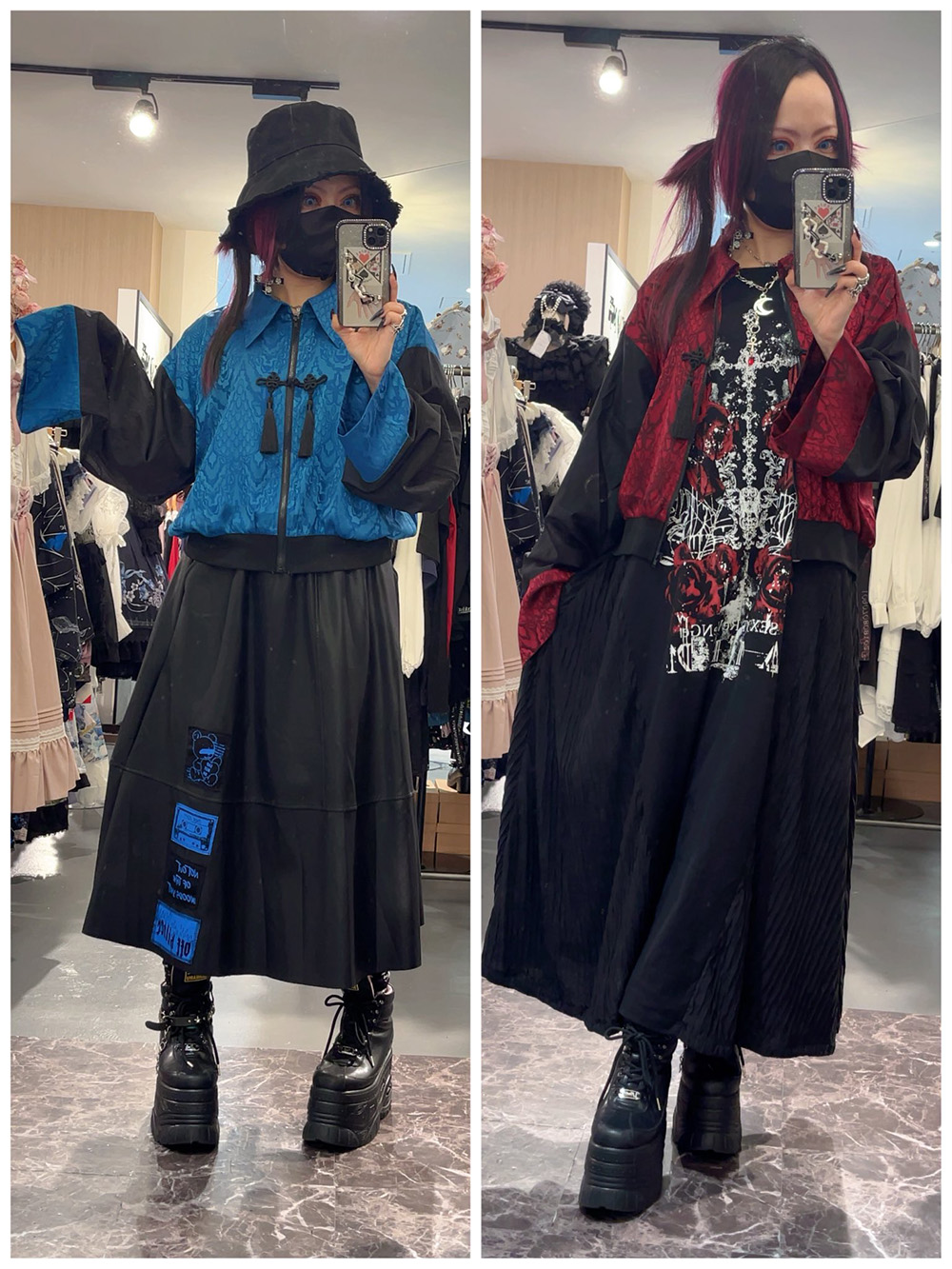 Deorart,ディオラート,モデル,店舗,取扱店,スタッフコーデ,ペア,ファッション,メンズファッション,レディースファッション,ゴシック系ファッション,地雷系女子,地雷系男子,チャイナコーデ,中華コーデ