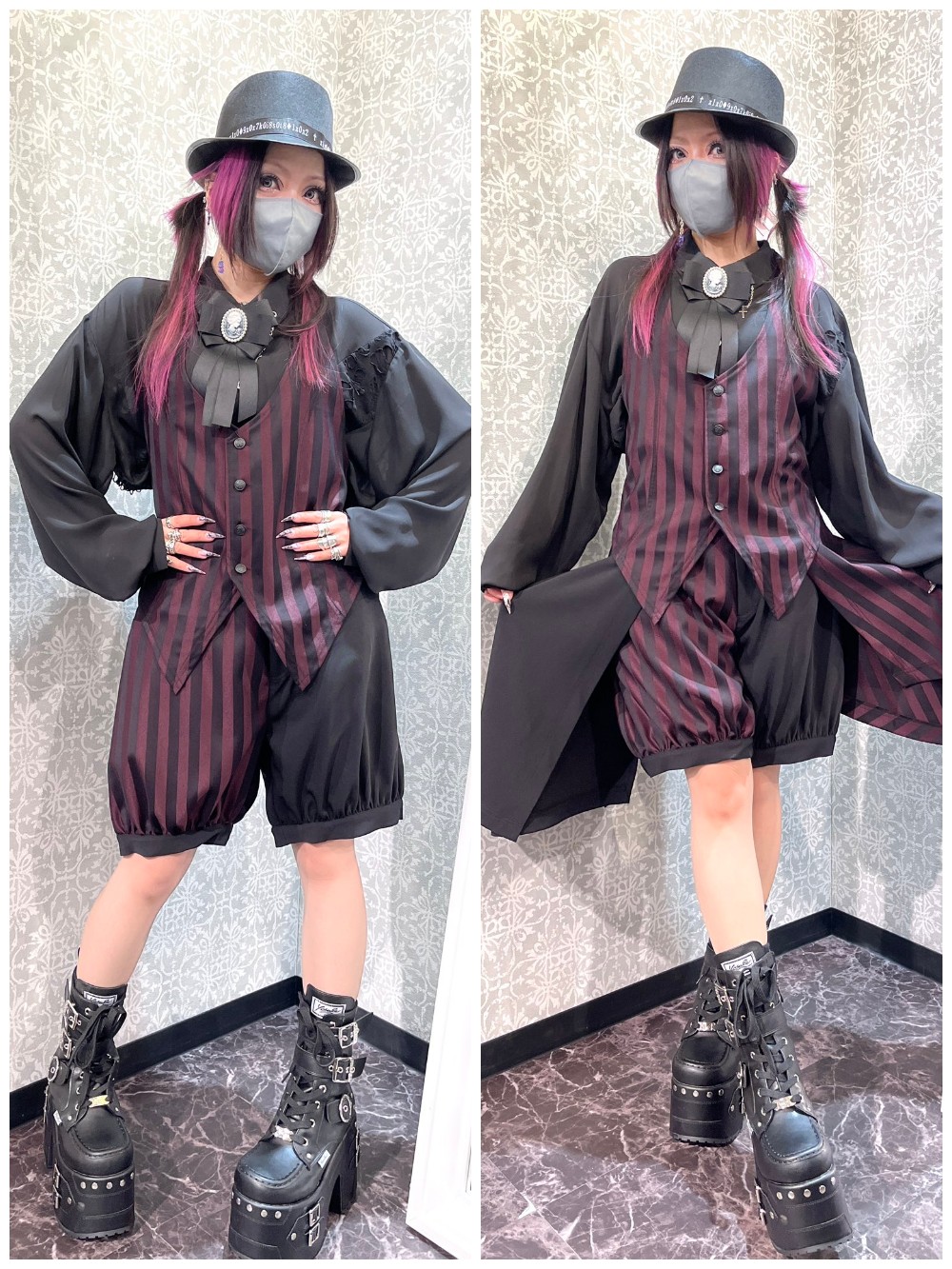 Deorart,ディオラート,モデル,店舗,取扱店,スタッフコーデ,ペア,ファッション,メンズファッション,レディースファッション,ゴシック系ファッション,地雷系女子,地雷系男子