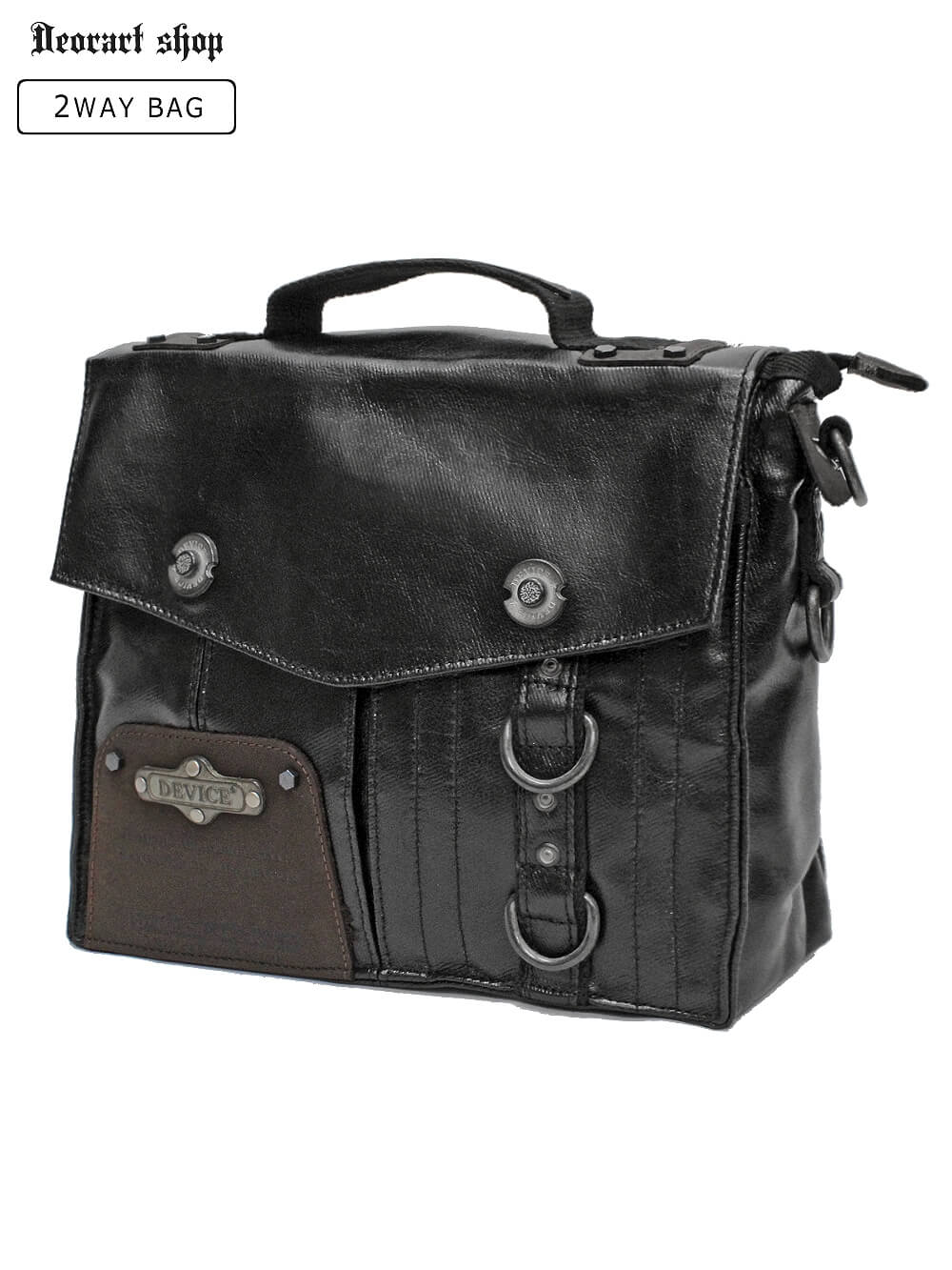 BY3009 ツールバッグ調 2WAY ショルダーバッグ ・ミリタリー