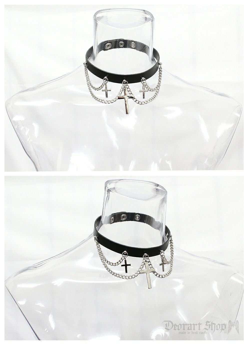 チョーカー,首輪,パンクロック,ゴシック,スタッズ,ゴシック,病み可愛い,メンヘラ ファッション,ライブ,衣装,ダンス,シドリング,Deorart,ディオラート