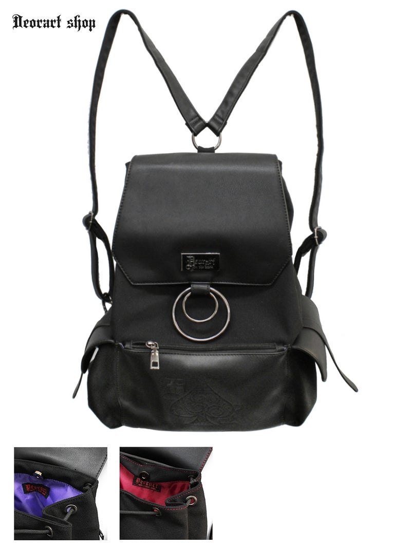 Deorart,ディオラート,ショルダーバッグ,トートバッグ,ツールバッグ,ゴシック,パンクロック,V系,ヴィジュアル系,トランプ柄,スペード,メンズ,レディス,バッグ,リュック