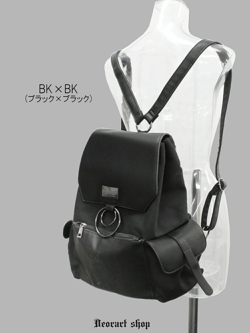 Deorart,ディオラート,ショルダーバッグ,トートバッグ,ツールバッグ,ゴシック,パンクロック,V系,ヴィジュアル系,トランプ柄,スペード,メンズ,レディス,バッグ,リュック