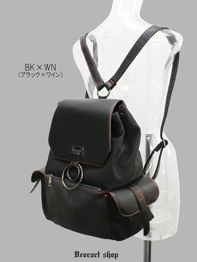 Deorart,ディオラート,ショルダーバッグ,トートバッグ,ツールバッグ,ゴシック,パンクロック,V系,ヴィジュアル系,トランプ柄,スペード,メンズ,レディス,バッグ,リュック