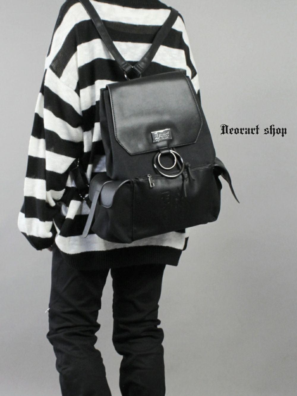 Deorart,ディオラート,ショルダーバッグ,トートバッグ,ツールバッグ,ゴシック,パンクロック,V系,ヴィジュアル系,トランプ柄,スペード,メンズ,レディス,バッグ,リュック