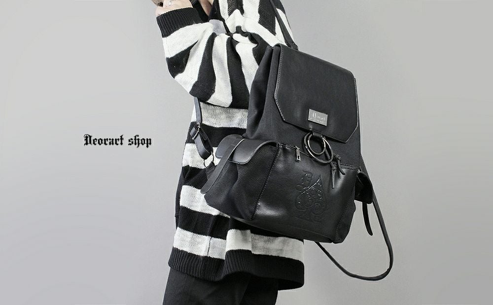  Deorart,ディオラート,ショルダーバッグ,トートバッグ,ツールバッグ,ゴシック,パンクロック,V系,ヴィジュアル系,トランプ柄,スペード,メンズ,レディス,バッグ,リュック