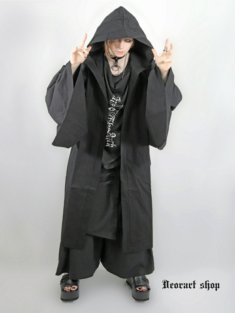 Deorart,ディオラート,着物袖,羽織り,パーカー,カーディガン,和ゴス,V系,ヴィジュアル系,3