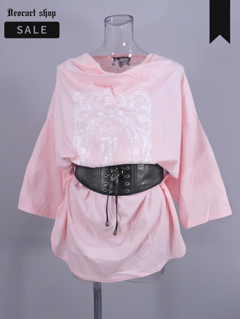 Deorart,ディオラート,ドレープネック,アームカバー,地雷系,袖セパレート,ボンテージ,変形Tシャツ,変型Tシャツ,V系,ヴィジュアル系,30代,40代,50代,ゴスパン,衣装,ダンス,メンズ,レディス