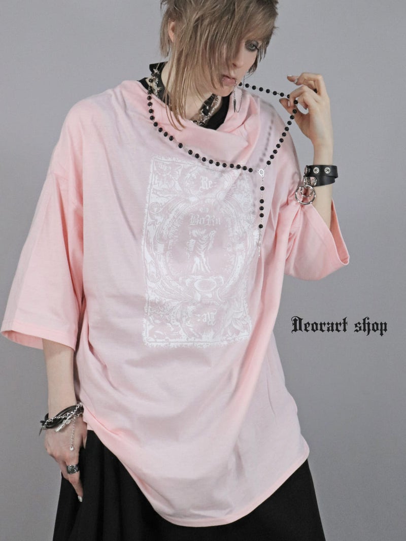 Deorart,ディオラート,ドレープネック,アームカバー,地雷系,袖セパレート,ボンテージ,変形Tシャツ,変型Tシャツ,V系,ヴィジュアル系,30代,40代,50代,ゴスパン,衣装,ダンス,メンズ,レディス