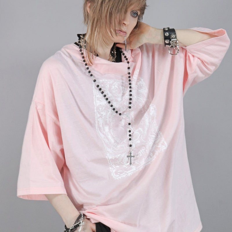 Deorart,ディオラート,ドレープネック,アームカバー,地雷系,袖セパレート,ボンテージ,変形Tシャツ,変型Tシャツ,V系,ヴィジュアル系,30代,40代,50代,ゴスパン,衣装,ダンス,メンズ,レディス