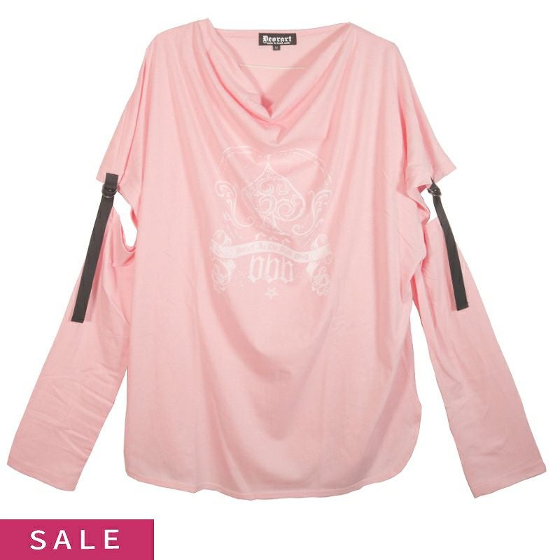 Deorart,ディオラート,ドレープネック,アームカバー,地雷系,袖セパレート,ボンテージ,変形Tシャツ,変型Tシャツ,V系,ヴィジュアル系,30代,40代,50代,ゴスパン