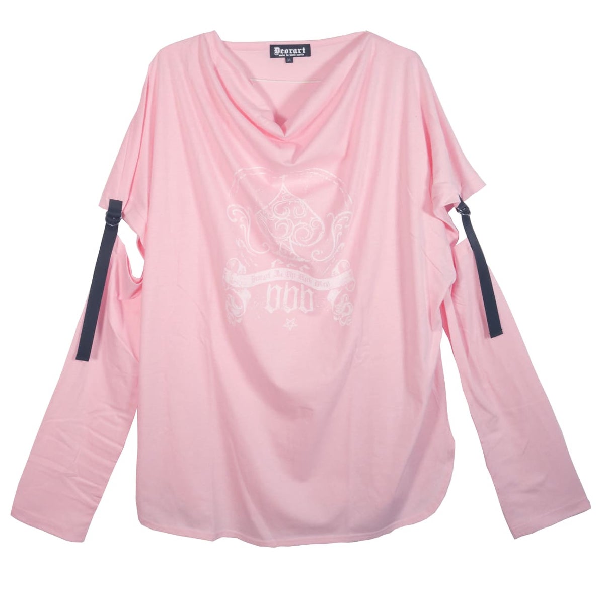 Deorart,ディオラート,ドレープネック,アームカバー,地雷系,袖セパレート,ボンテージ,変形Tシャツ,変型Tシャツ,V系,ヴィジュアル系,30代,40代,50代,ゴスパン