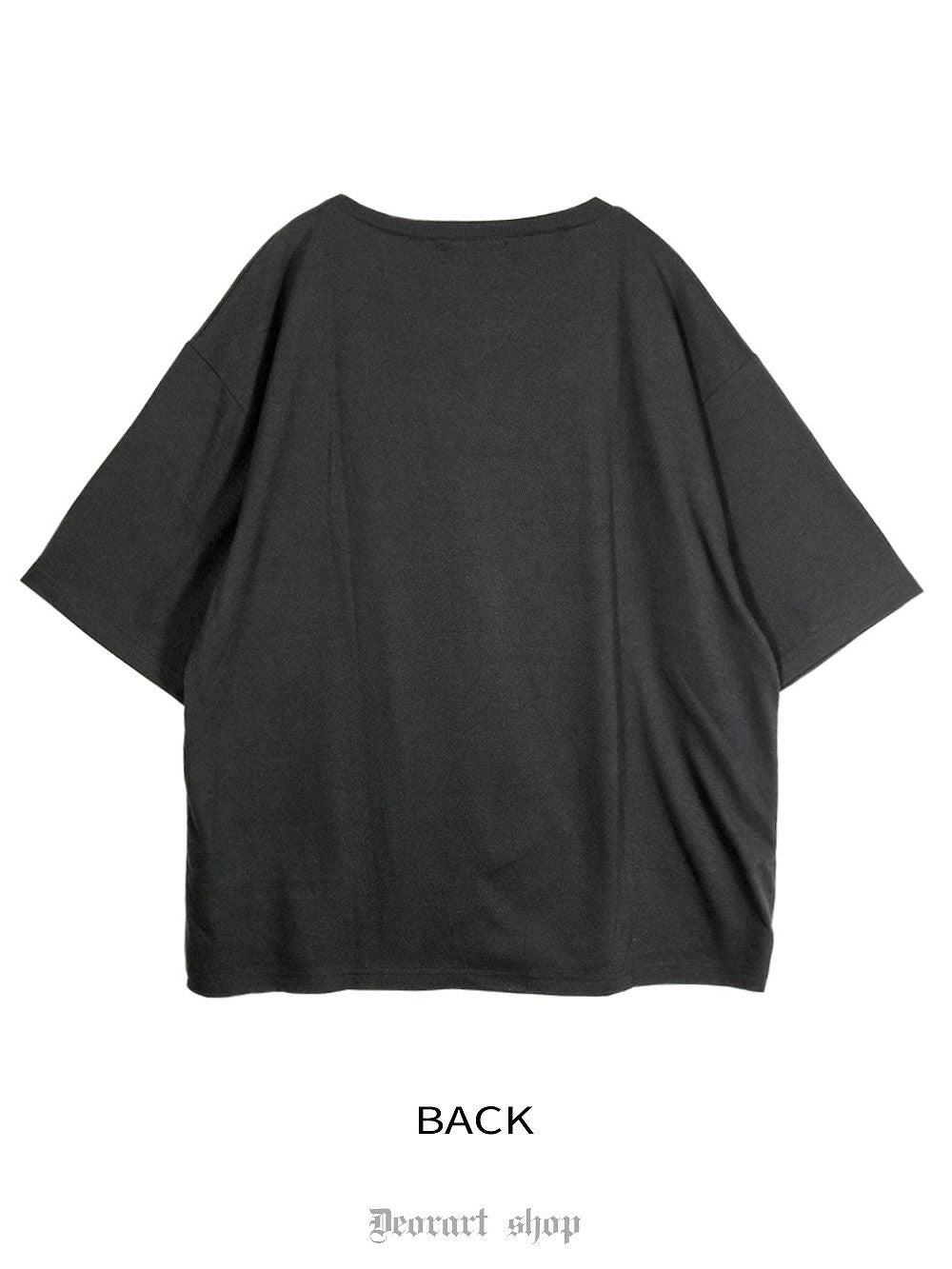 Deorart,ディオラート,モード,ゴスパン,ゴシック,オーバーサイズシャツ,可愛い,地雷系,羊,ひつじ柄,V系,動物,プリントT,20代,30代,40代,ホスト,衣装,メンズ,レディス