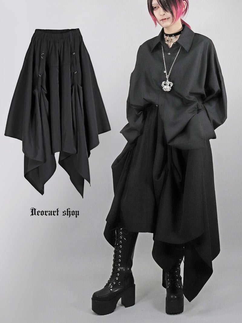 Deorart,ディオラート,変型スカート,アシメスカート,パニエ,メンズスカート,ゴシック,ヴィジュアル系,30代,40代,50代,カッコイイ,衣装,ダンス,メンズ,レディス