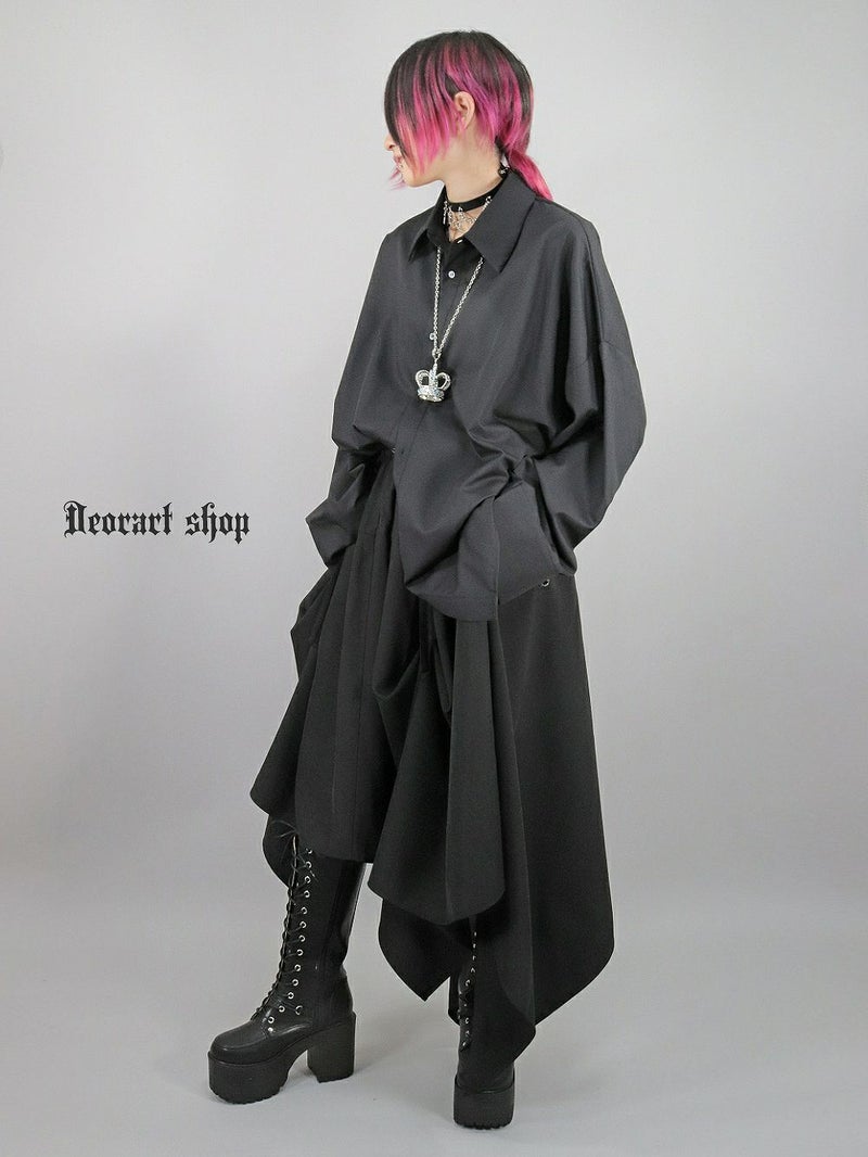 Deorart,ディオラート,変型スカート,アシメスカート,パニエ,メンズスカート,ゴシック,ヴィジュアル系,30代,40代,50代,カッコイイ,衣装,ダンス,メンズ,レディス