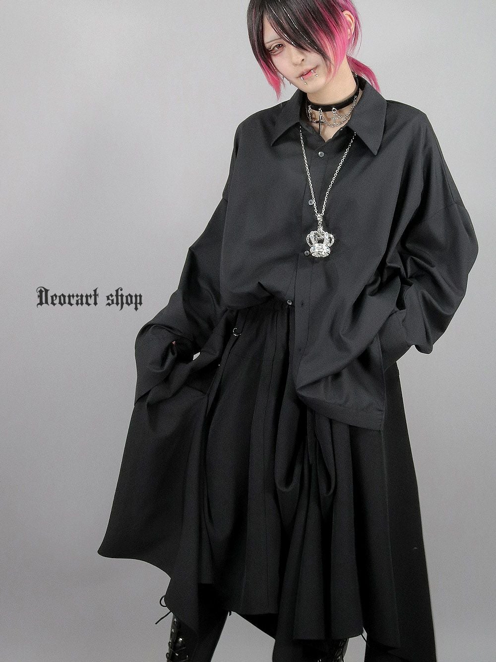 Deorart,ディオラート,変型スカート,アシメスカート,パニエ,メンズスカート,ゴシック,ヴィジュアル系,30代,40代,50代,カッコイイ,衣装,ダンス,メンズ,レディス