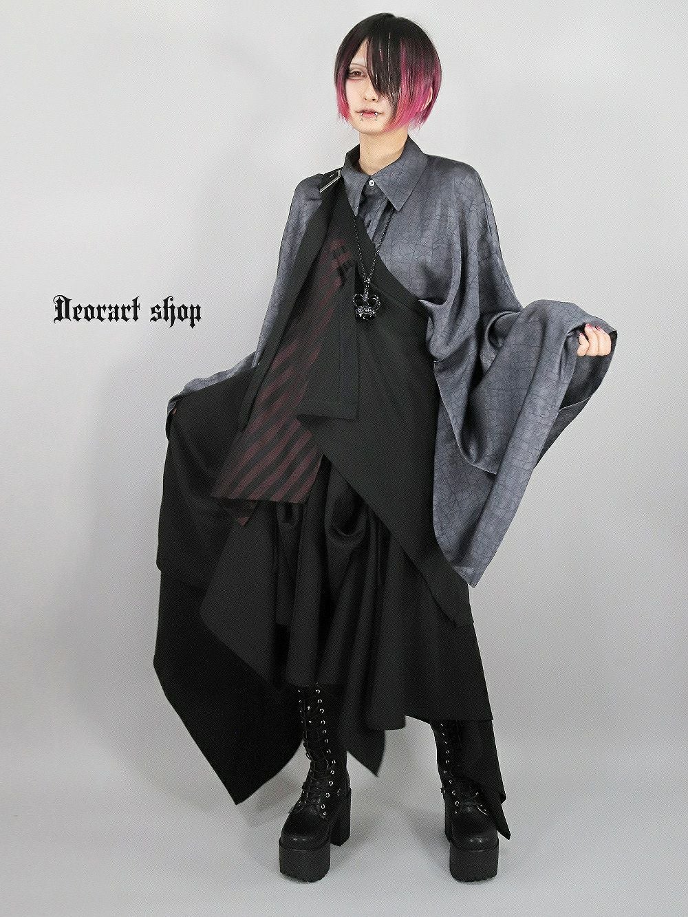 Deorart,ディオラート,変型スカート,アシメスカート,パニエ,メンズスカート,ゴシック,ヴィジュアル系,30代,40代,50代,カッコイイ,衣装,ダンス,メンズ,レディス