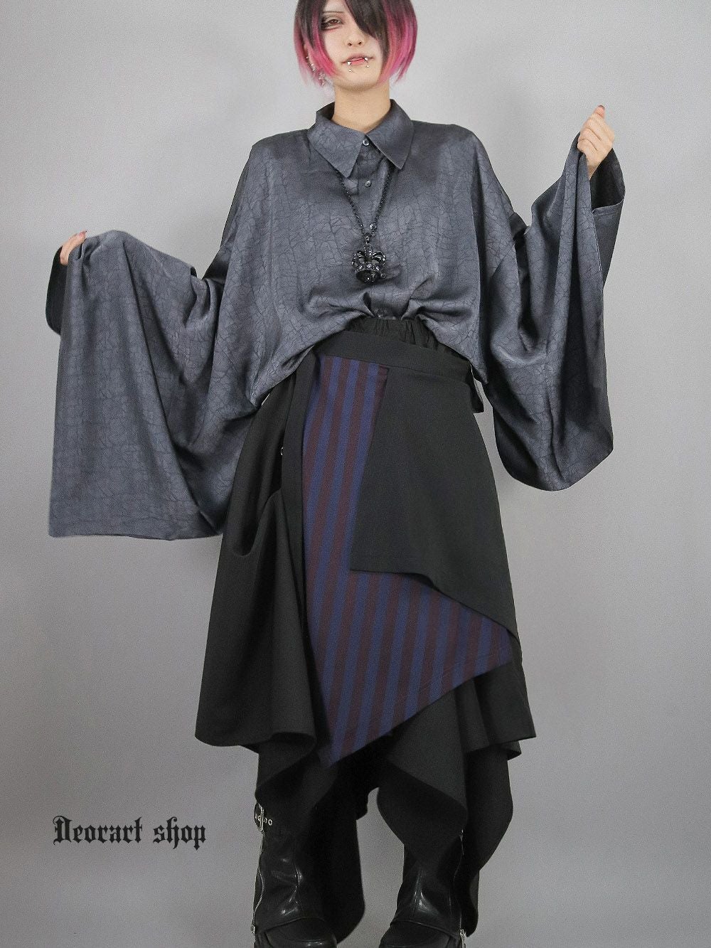 Deorart,ディオラート,変型スカート,アシメスカート,パニエ,メンズスカート,ゴシック,ヴィジュアル系,30代,40代,50代,カッコイイ,衣装,ダンス,メンズ,レディス