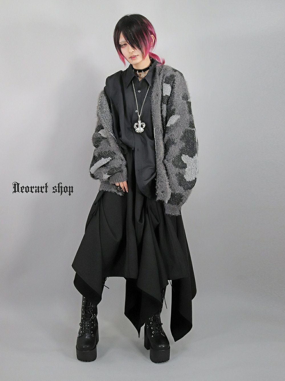 DRT2738 【GOTH CHINA】[無地] アジャスタ付 変形ユニセックス