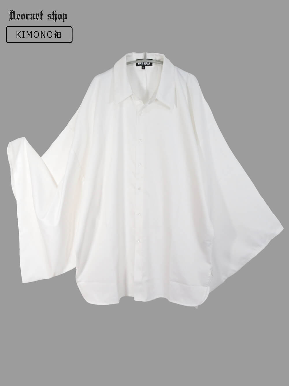 Deorart,ディオラート,モード,ゴシック,セットアップ,モノトーン,着物袖シャツ,振袖シャツ,和装セットアップ,ワントーンコーデ,シャツ,ブラウス,おそろい,和楽器,浴衣,セパレート,ライブ,ファッション,衣装,メンズ,レディス,通販,バイカラー