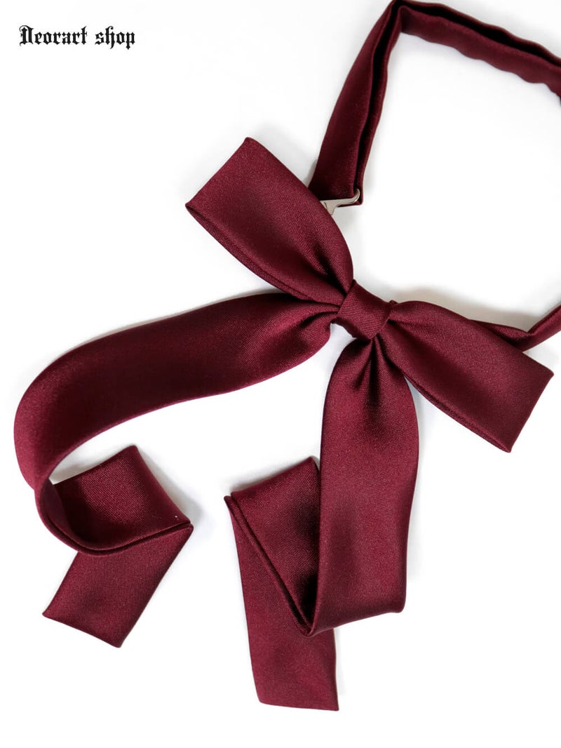 Deorart,ディオラート,ネクタイ,スクールコーデ,リボンネクタイ,スリム,蝶ネクタイ,モード系,地雷系,ゴシック,ファッション,メンズ,レディス,