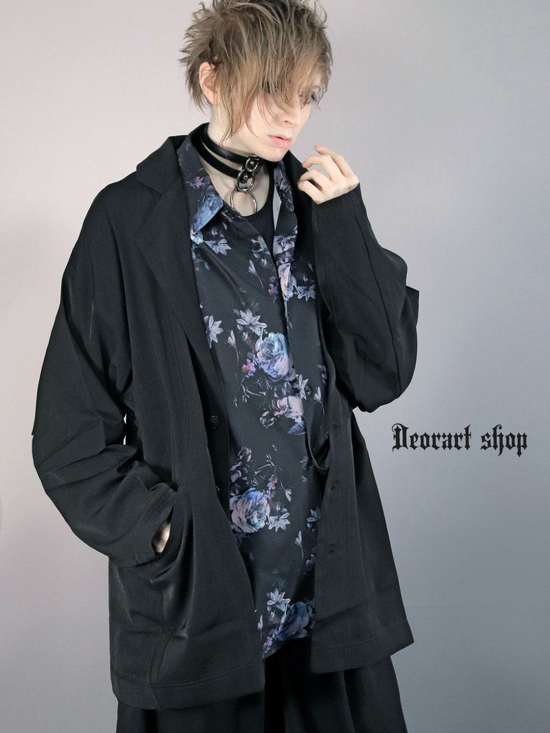 Deorart,ディオラート,総柄シャツ,V系シャツ,パーティ,ドレスアップ,ローズ柄,オーバーサイズ,薔薇,花柄,メンズ,レディス,おしゃれ,カッコイイ,地雷系,ホスト,ライブ衣装,通販