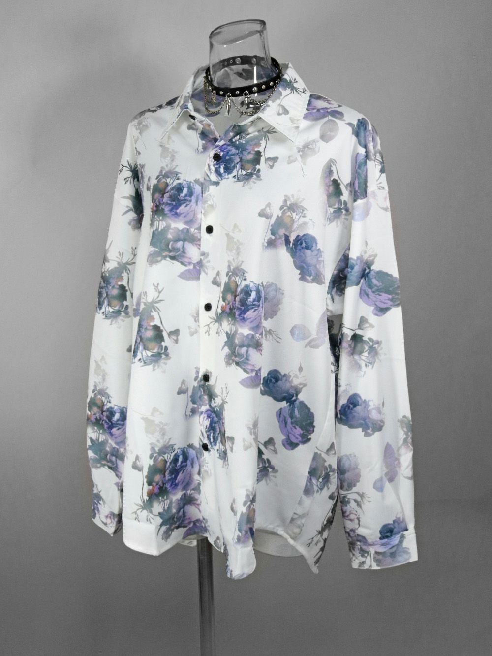Deorart,ディオラート,総柄シャツ,V系シャツ,パーティ,ドレスアップ,ローズ柄,オーバーサイズ,薔薇,花柄,メンズ,レディス,おしゃれ,カッコイイ,地雷系,ホスト,ライブ衣装,通販