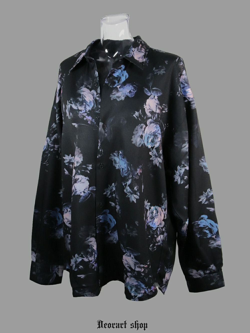 Deorart,ディオラート,総柄シャツ,V系シャツ,パーティ,ドレスアップ,ローズ柄,オーバーサイズ,薔薇,花柄,メンズ,レディス,おしゃれ,カッコイイ,地雷系,ホスト,ライブ衣装,通販