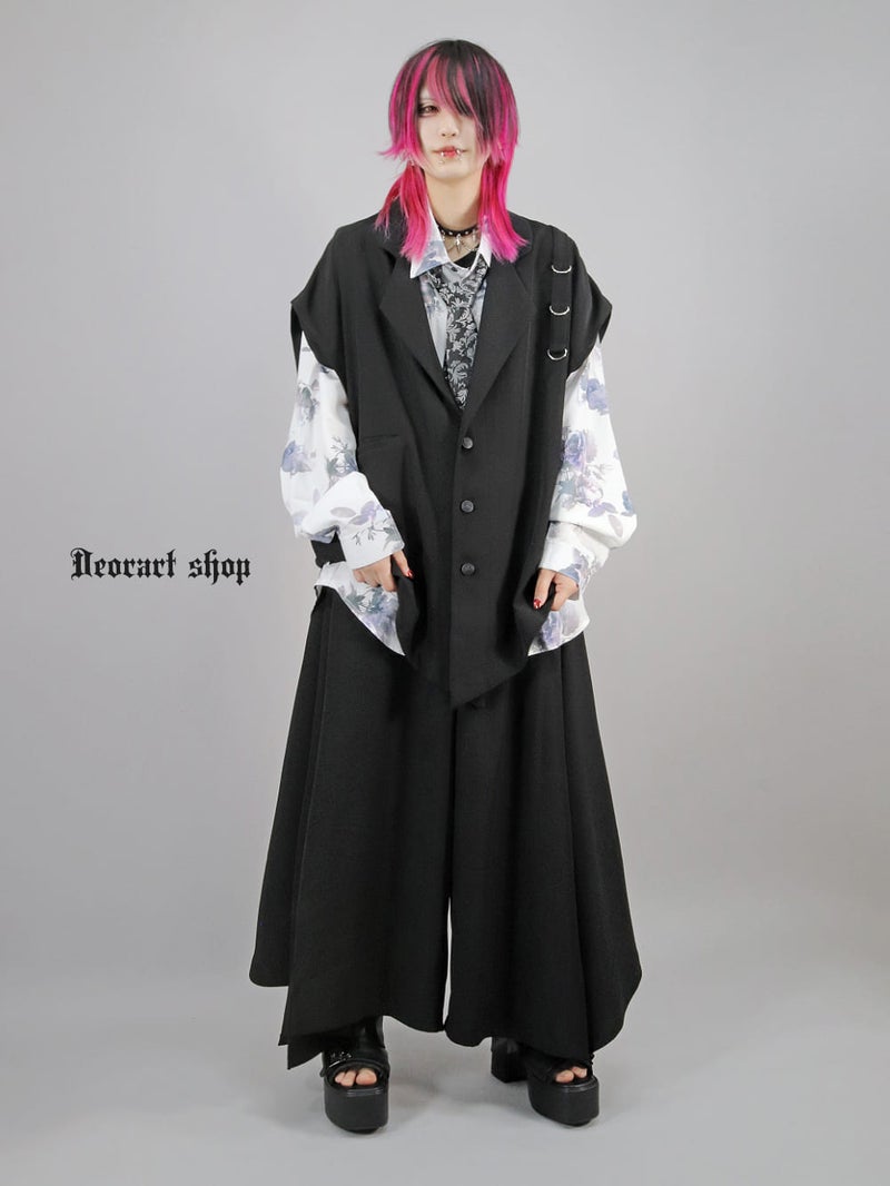 Deorart,ディオラート,総柄シャツ,V系シャツ,パーティ,ドレスアップ,ローズ柄,オーバーサイズ,薔薇,花柄,メンズ,レディス,おしゃれ,カッコイイ,地雷系,ホスト,ライブ衣装,通販