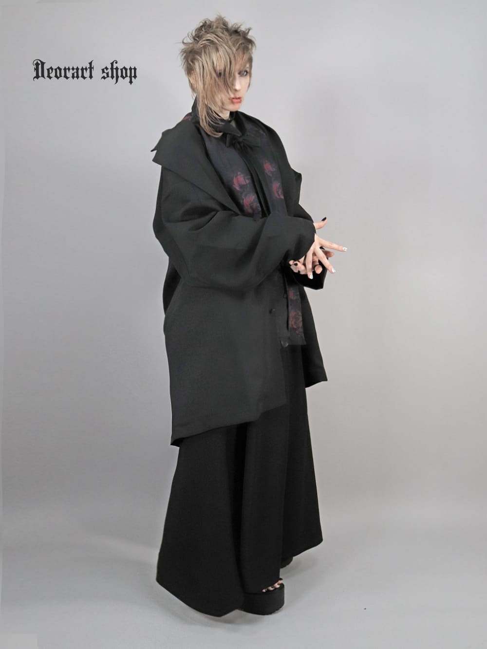 Deorart,ディオラート,V系,ヴィジュアル系,パンツ,セットアップ,メンズスカート,ゴシックスカート,ワイドパンツ,エプロンパンツ, モード系,ゴシック,地雷系,メンズ,男装,レディス,カッコイイ,衣装,ダンス,メンズ,レディス