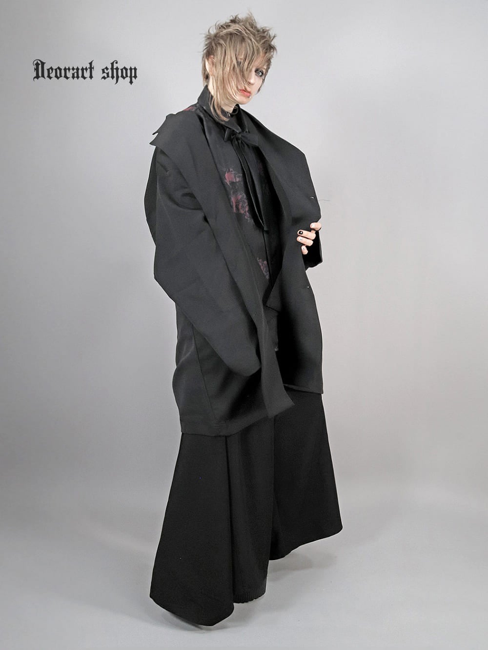 DRT2757 [無地]スカート風 ユニセックス・ワイドパンツ | Deorart shop