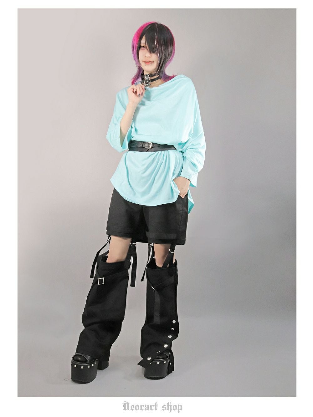 DRT2765 レッグカバー付・セパレートデザインパンツ | Deorart shop