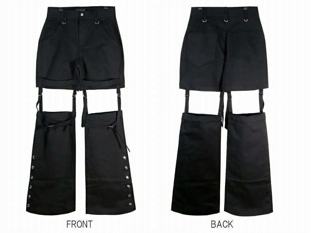 DRT2765 レッグカバー付・セパレートデザインパンツ | Deorart shop