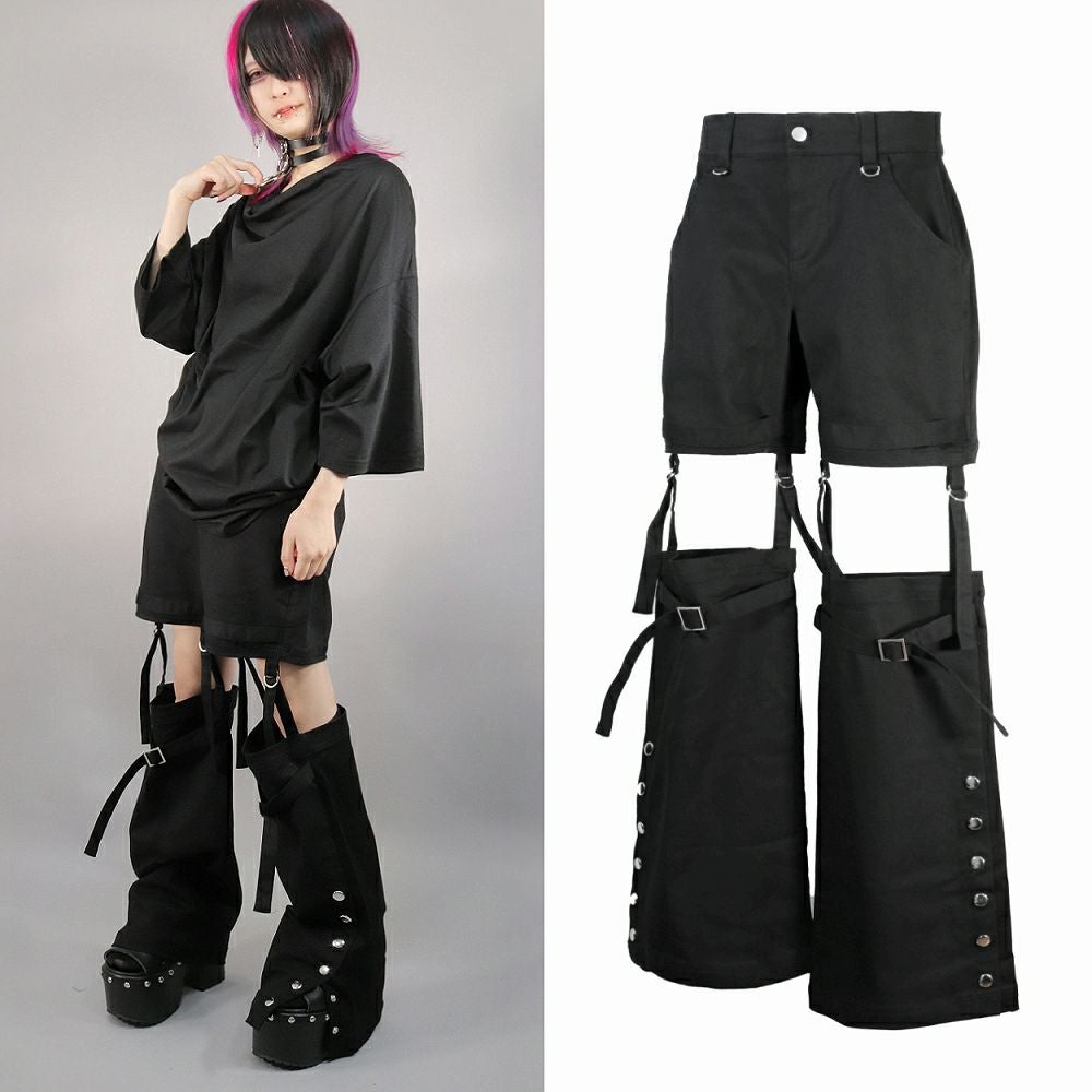 DRT2765 レッグカバー付・セパレートデザインパンツ | Deorart shop