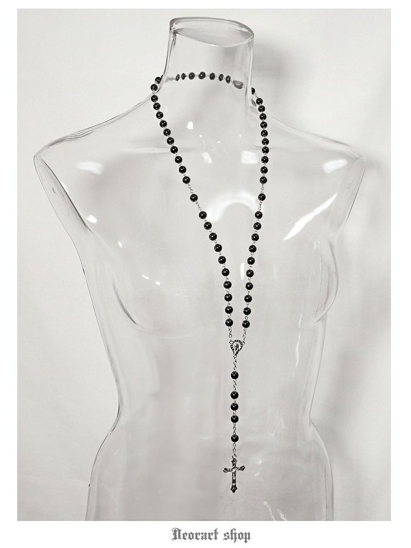 Deorart,ディオラート,十字架,ペンダント,ロザリオ,パンクロック,V系,ゴシック,メンヘラ,ファッション,地雷系